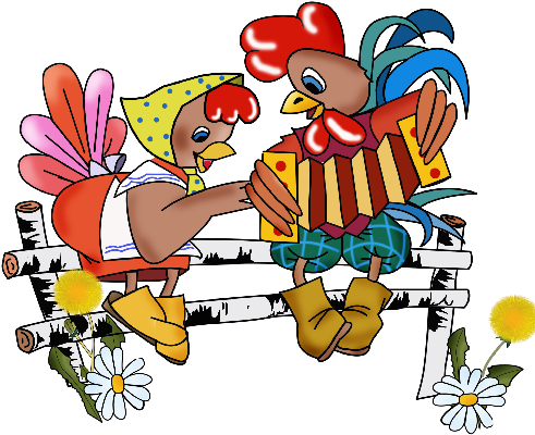 Farmyard Birds - Гифки Во Истину Воскрес (500x500)