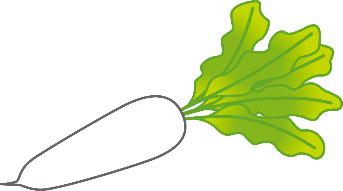 Daikon, Health, And Nutrition - イラスト 無料 大根 (1192x663)