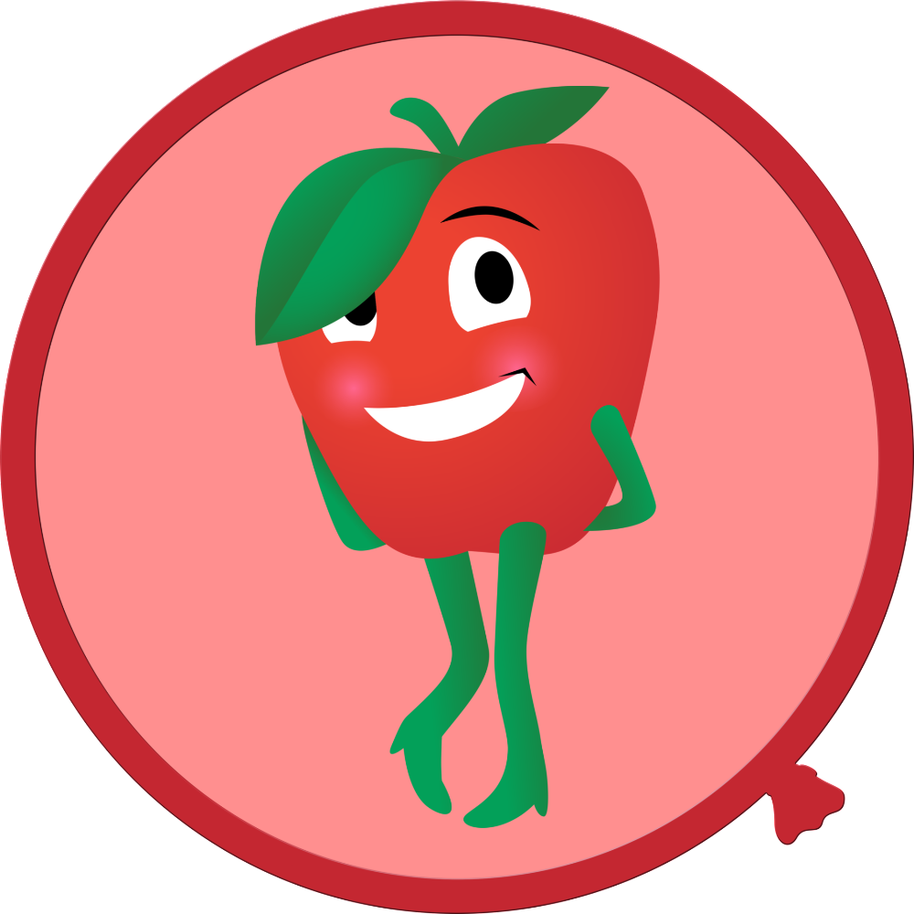 Cartoon Fruit And Vegetable Wall Decals - Wall Decal (1000x1000)