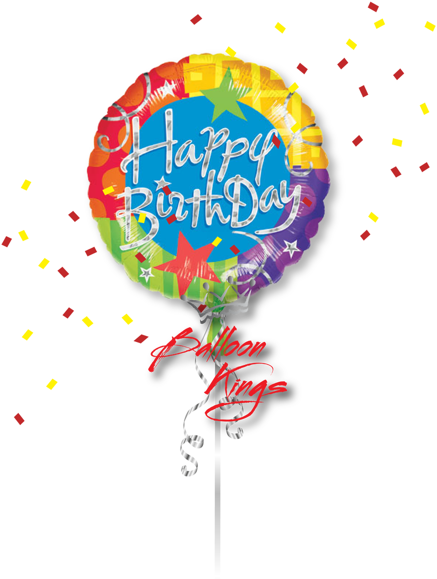 Happy Birthday Blitz - Amscan International Blitz Happy Birthday Balloon (1071x1280)