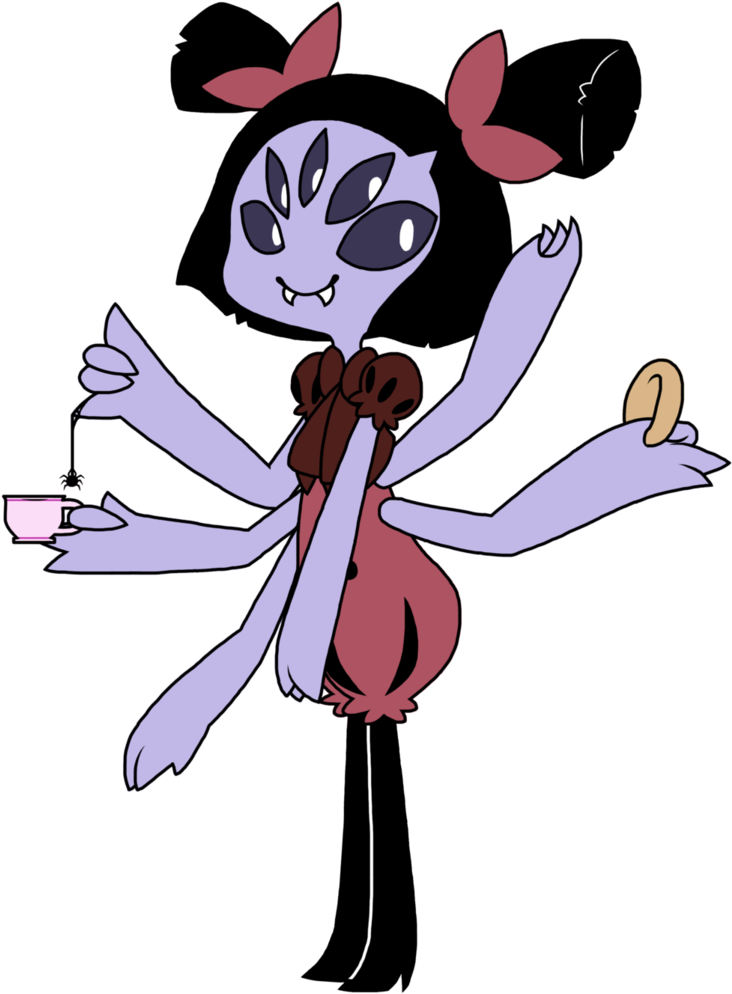 Muffet By Gracefirehearth On Deviantart - Muffet Undertale Png (767x1042)