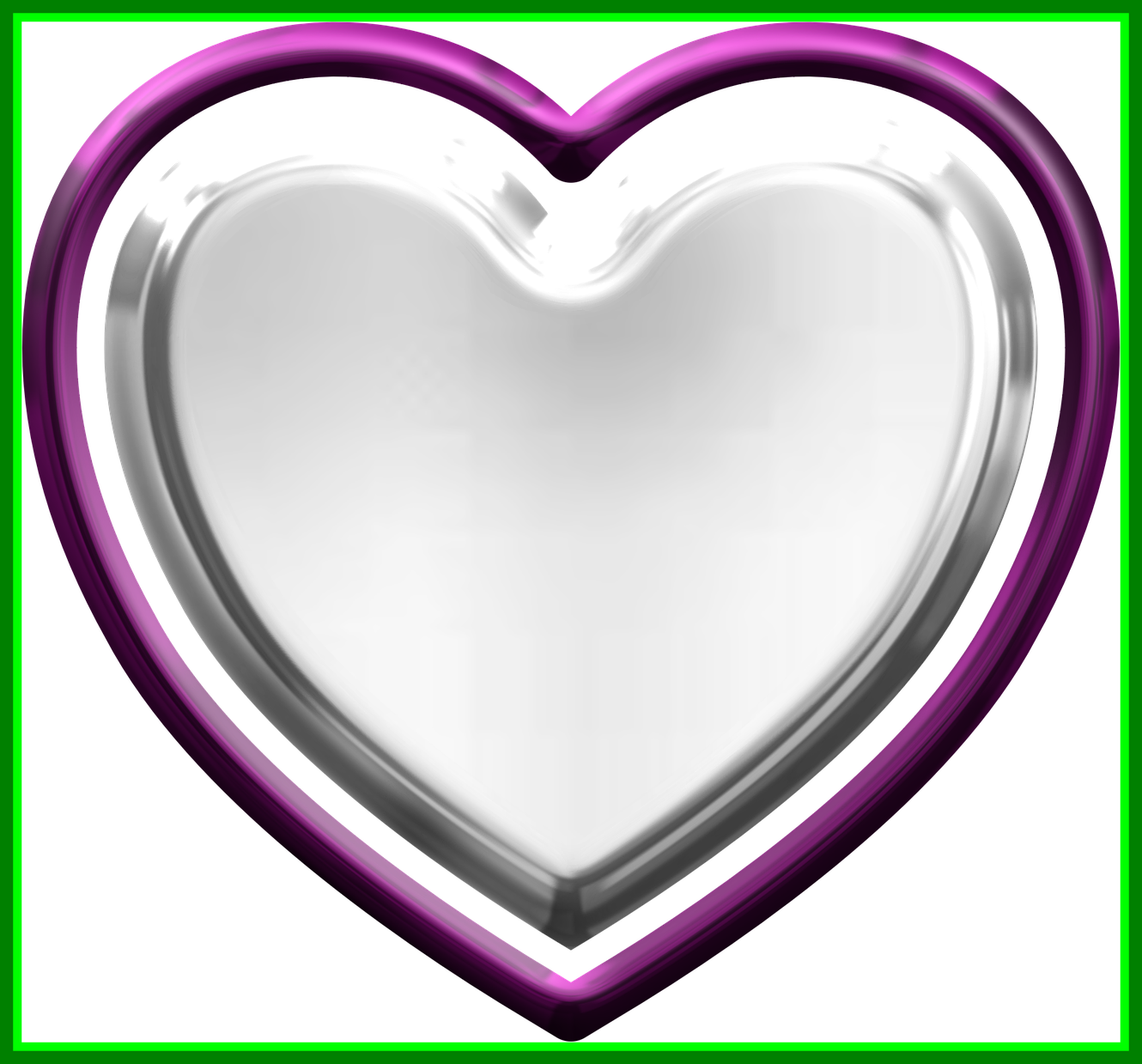 Fascinating Wedding Heart Metallic Valentine Love Metal - Heart (1330x1239)