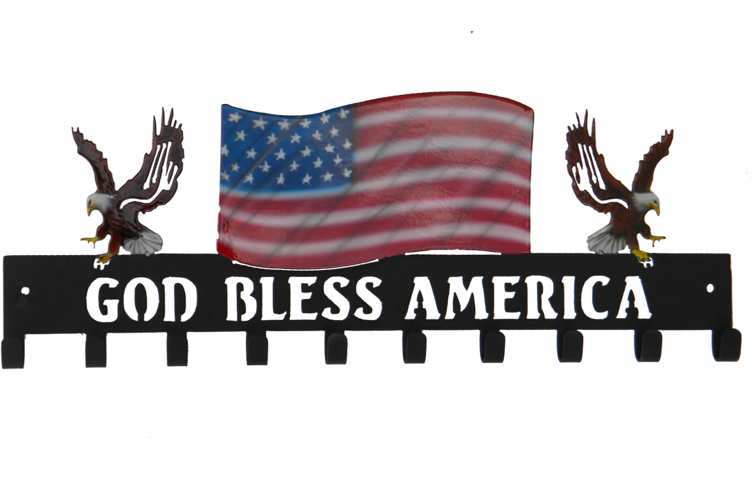 God Bless America Partially Painted Version - Medal (1160x870)