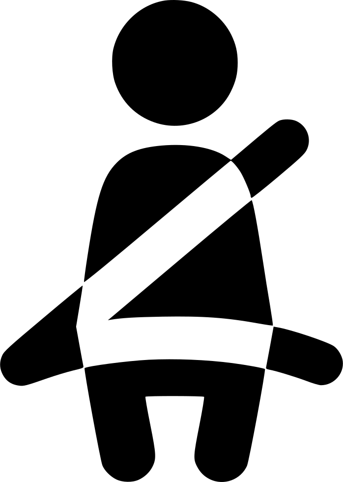 Seat Belt Comments - Car Seat Belt Icon (698x980)