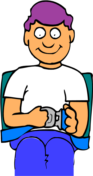 For What Seemed Like The Gazzilionth Time, I Watched - Seatbelt On Bus Clipart (409x750)