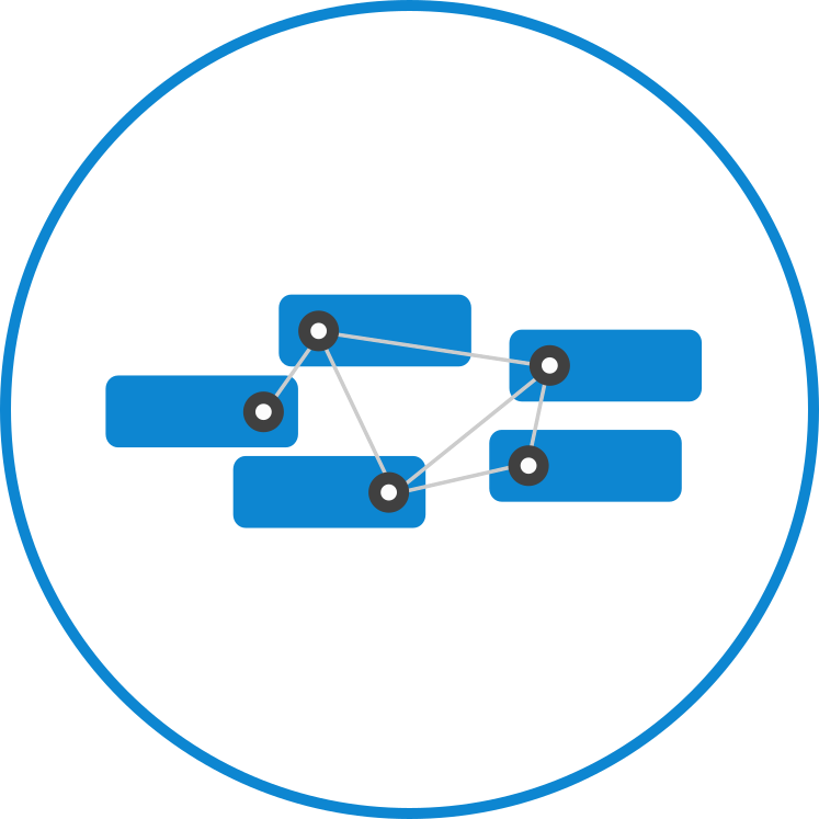 Search Components Can Be Combined With A Single Click, - Circle (747x747)