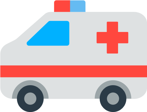 Ambulance Emoji - Ambulance Emoticon (512x512)