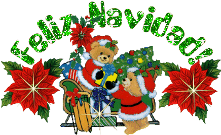 Best Save Feliz Navidad Texto Imagen Osos Animada Con - Que Es La Navidad (446x289)