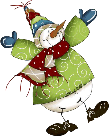 Bonecos De Neve De Natal (395x512)