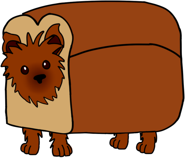 P Bread Dog By Ttwistedtheauthor - Pomeranian (894x894)