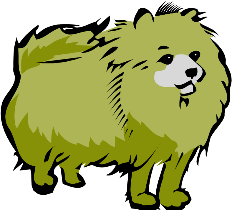 Fluffy The Pomeranian - Philosophy (800x713)