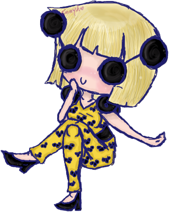 Lady Gaga Paparazzi By Ennyh - Desenhos Da Lady Gaga Bad Romance (337x423)