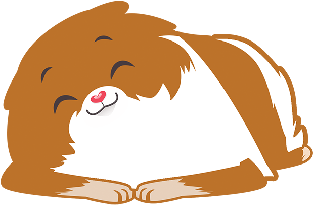 Pom Pom Pomeranian Stickers Messages Sticker-1 - Pomeranian (618x618)