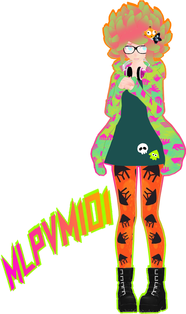 Splatoon Fashion Illustration Clip Art - Cartoon (721x1074)