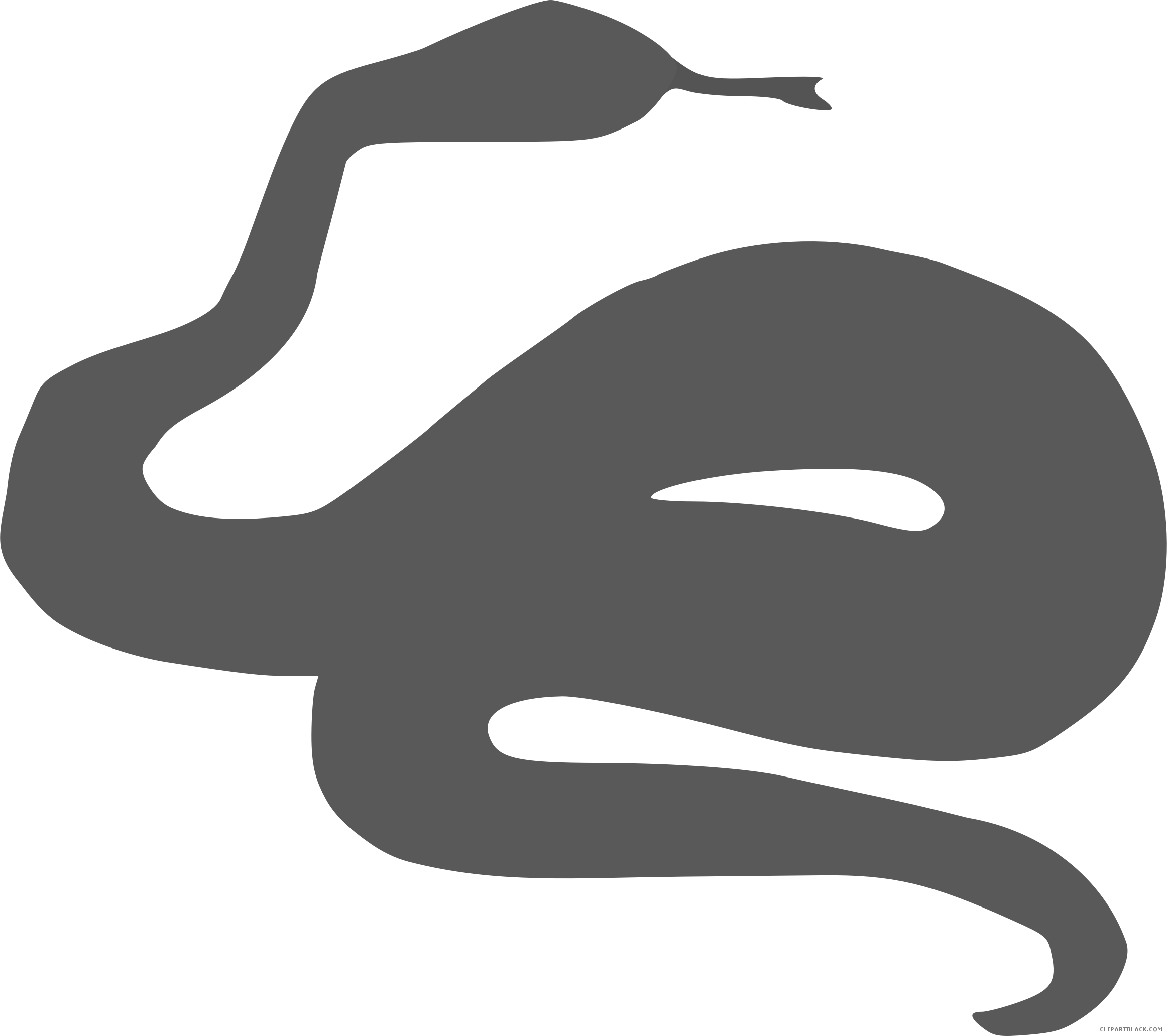 Grayscale Snake Animal Free Black White Clipart Images - Grayscale Snake Animal Free Black White Clipart Images (2324x2064)