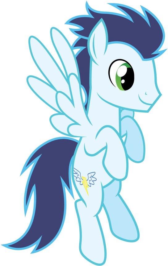 Soarin' Flying By Rainbowderp98 - Mlp Soarin (894x894)