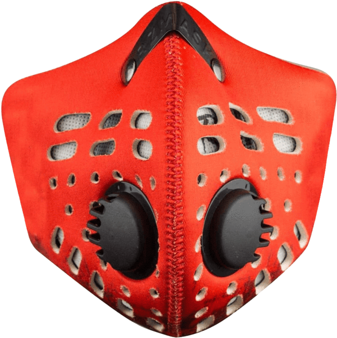M1 Neoprene Reusable Dust/pollution Mask - Rz Mask Breathe Safe Facemask Red Medium/large (800x800)