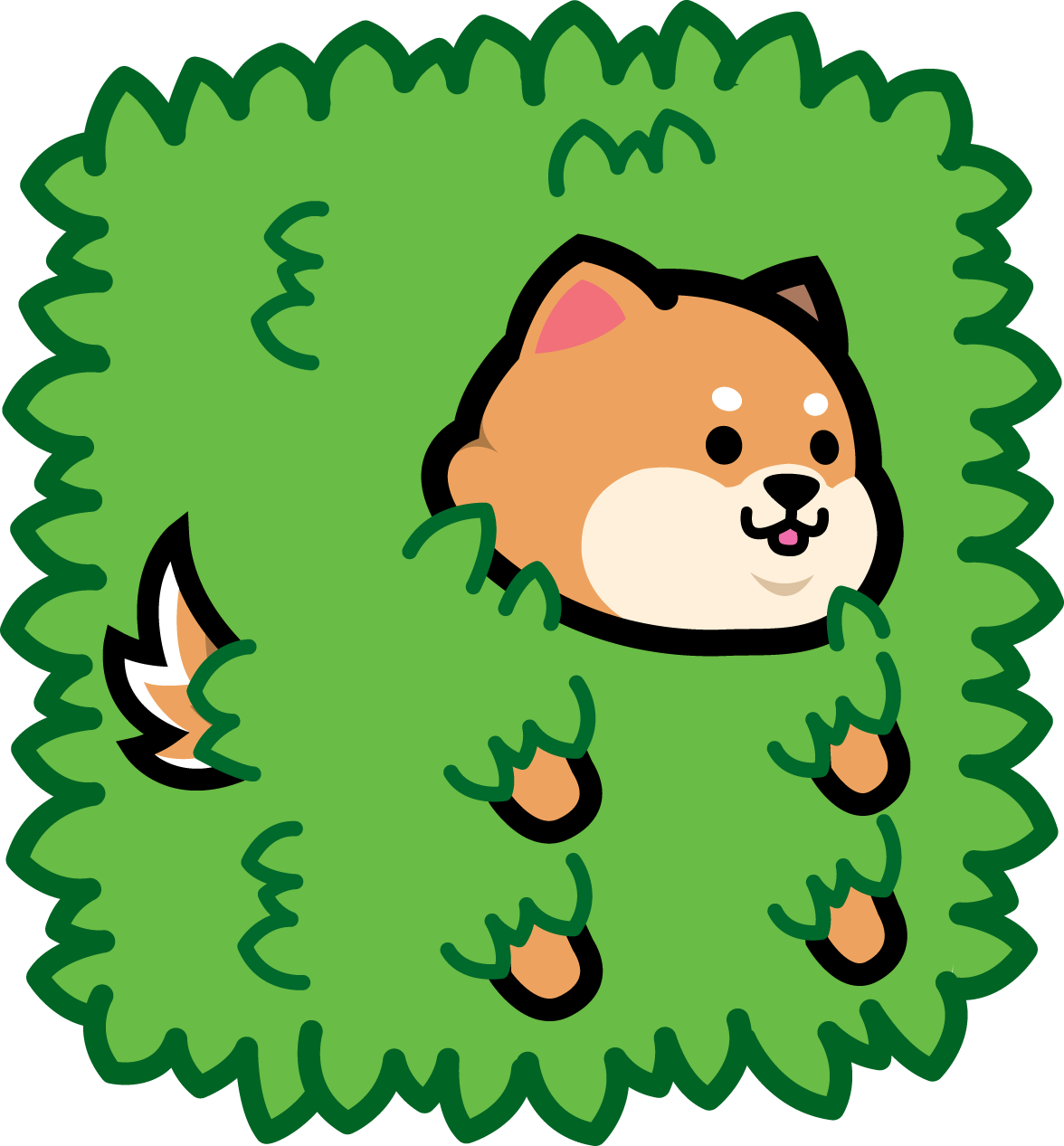 Bush Shiba - Bush Shiba (1176x1267)