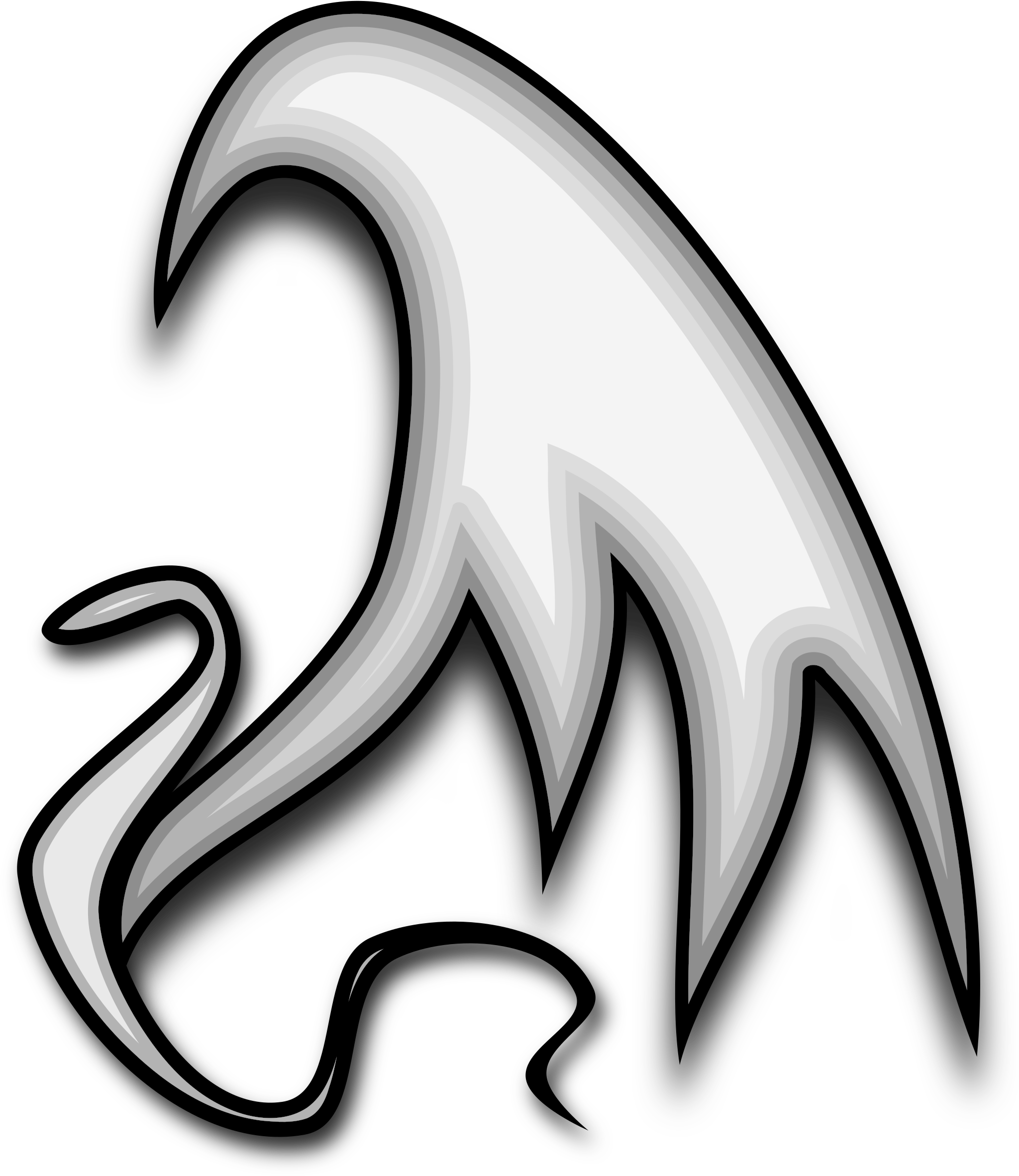 Serpent 1 - Serpent With Wings Shower Curtain (2312x2400)