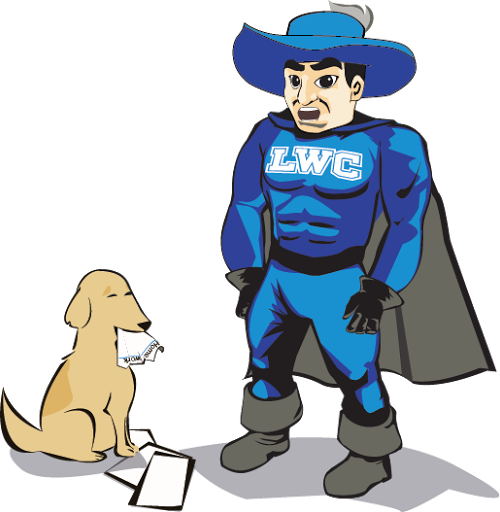 Blue Raider Bob - Cartoon (500x512)