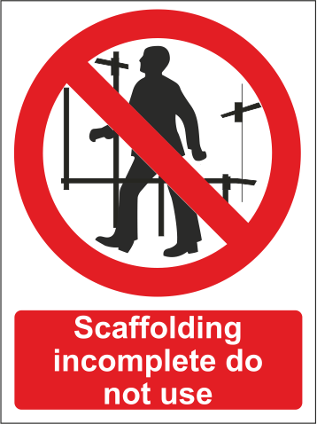 No Unauthorised Access Sign (358x478)