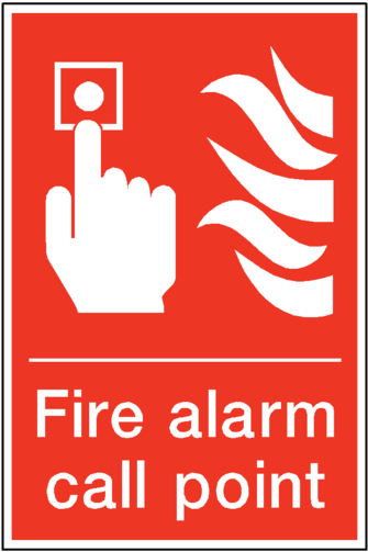 Fire Alarm Call Point Sign - Stadium Australia (600x600)