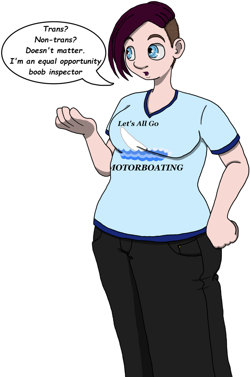 Only Thing I Care About Is If The Boobs Are Nice And - Cartoon (804x1200)