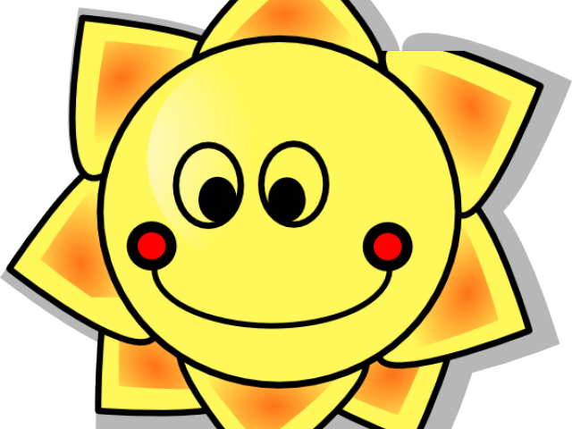 Smiling Sun Clipart - Good Morning In Chinese (640x480)