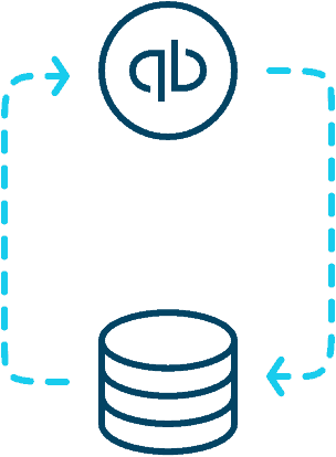 Consolidate And Collaborate - Database Icon Outline (304x414)