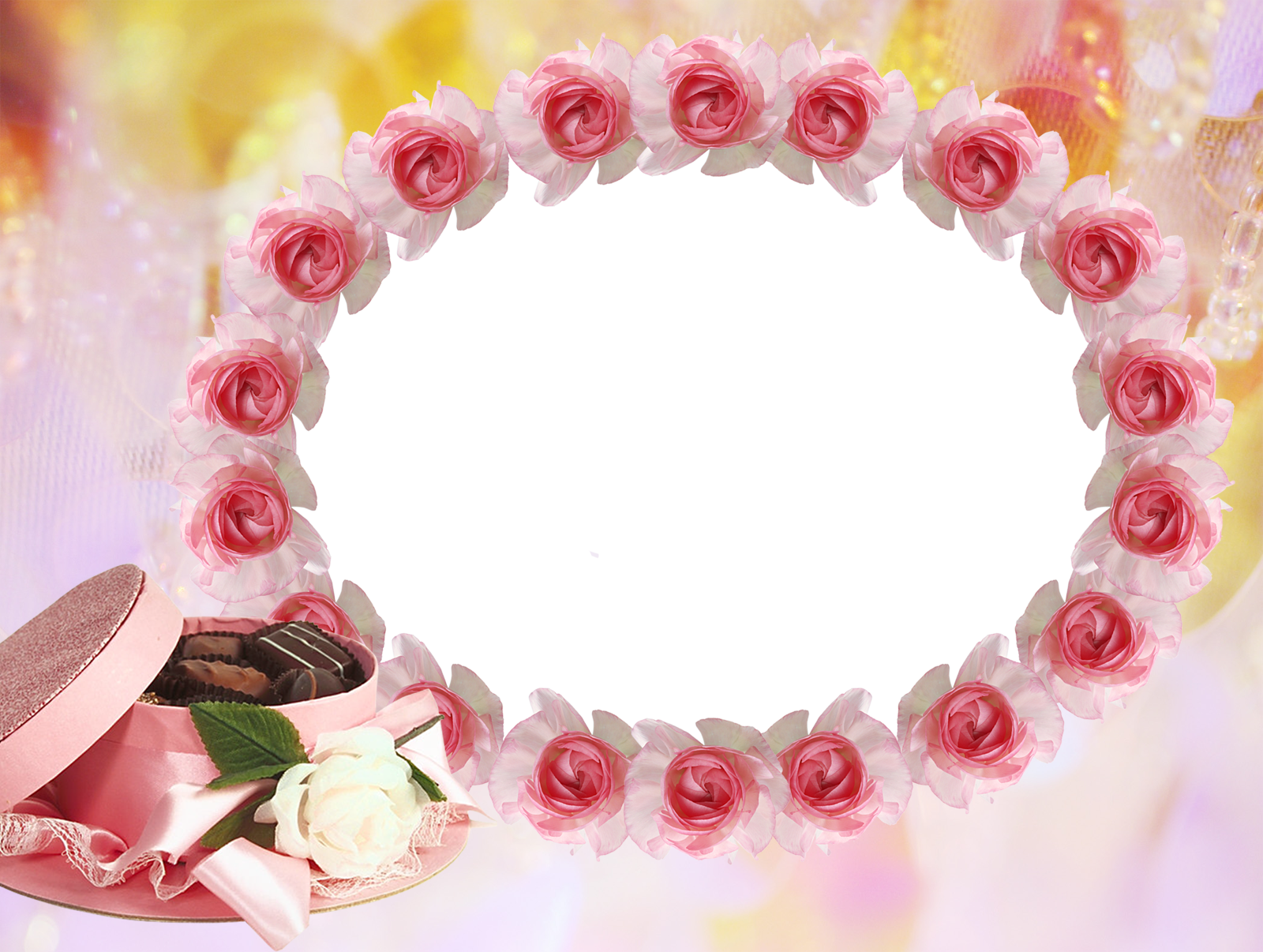Flower Frame Pack - Dil Frame (1600x1206)