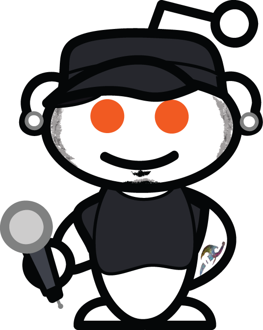 Welcome To Reddit, - Logo Muñeco Con Antena (536x672)
