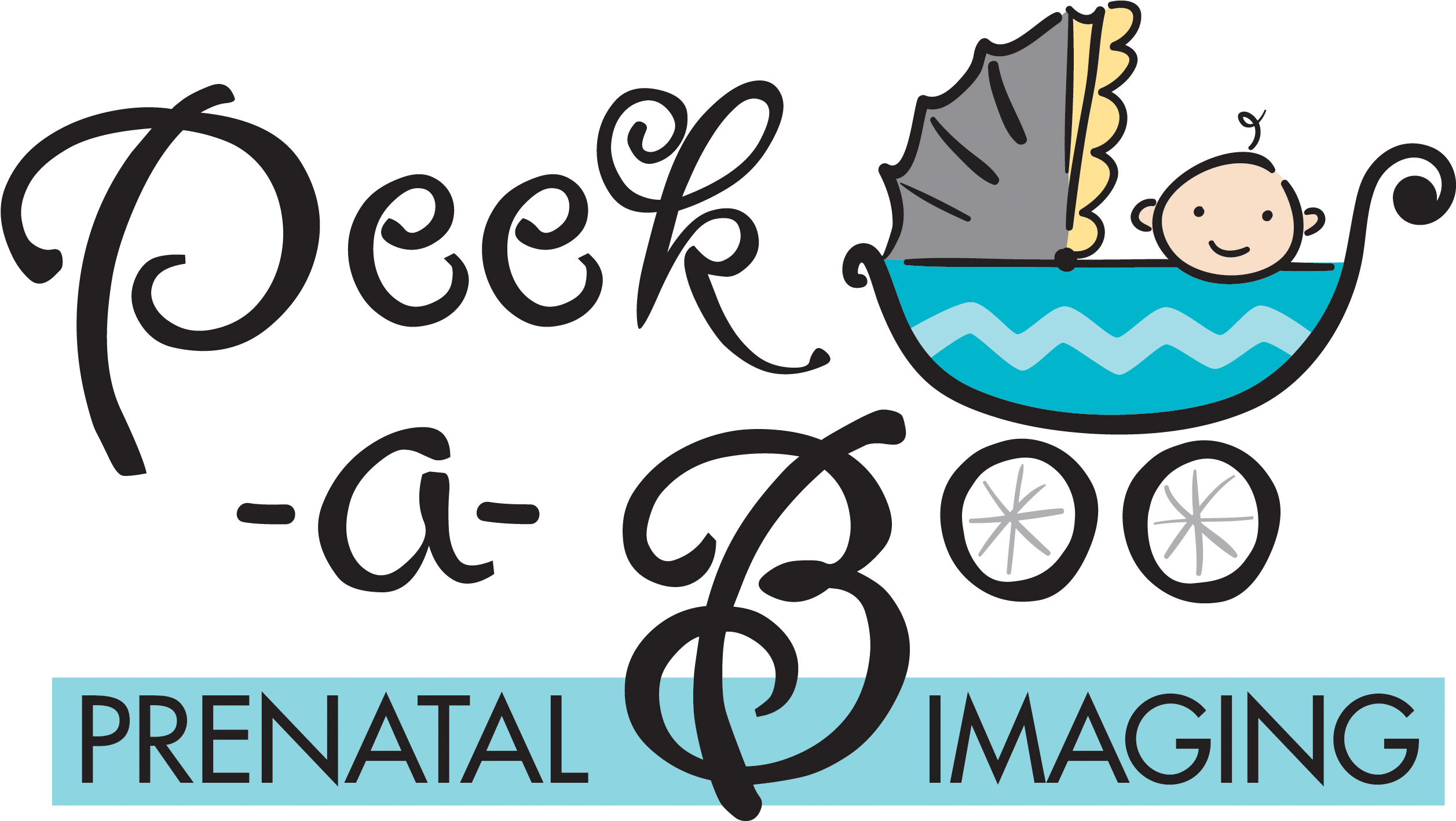 Gender Reveal Infant Peekaboo Clip Art - Gender Reveal Infant Peekaboo Clip Art (2555x1459)