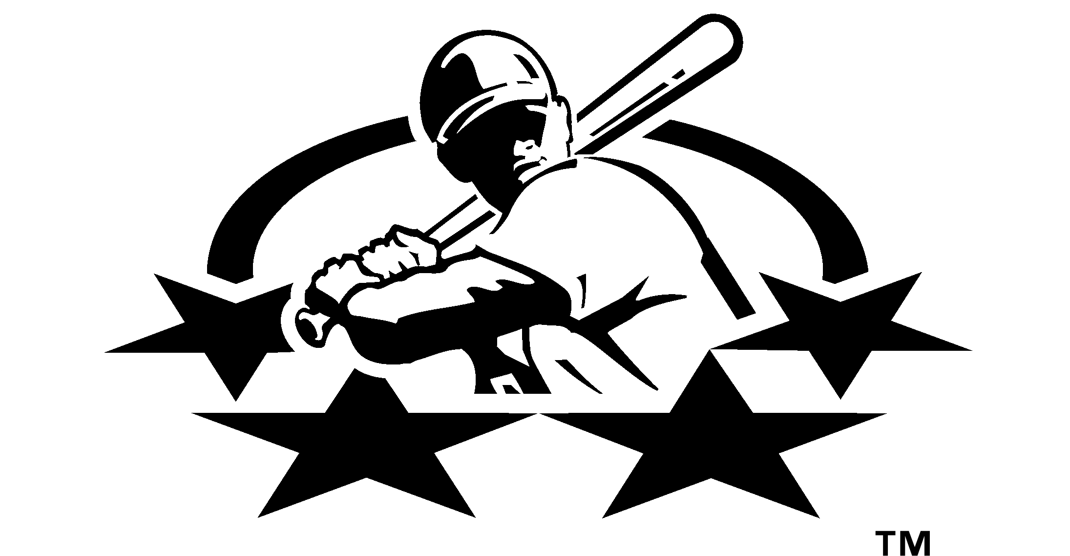 Minor League Baseball Logo Black And White - Major League Baseball Logo (2400x2400)