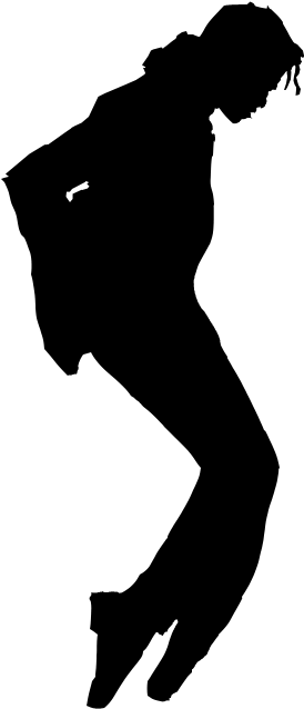 Pro Life Feet Symbol Download - Michael Jackson Pose Silhouette (496x727)