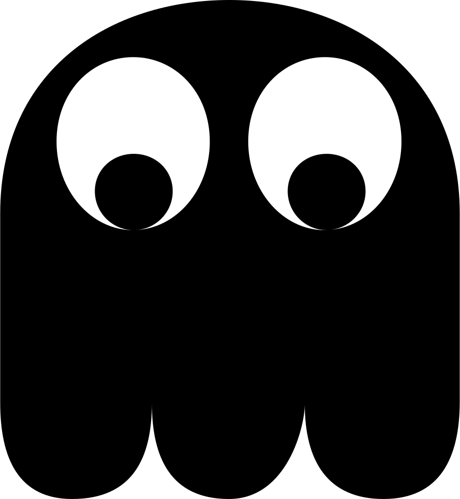 Pacman Ghost Comments - Pacman Ghost Vector Png (904x980)