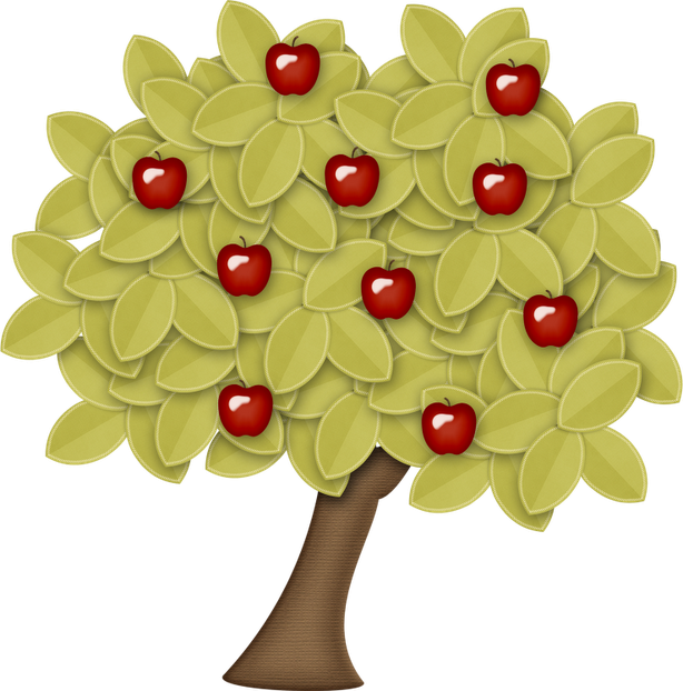 ○••°‿✿⁀ Trees ‿✿⁀°••○ - Arvore Branca De Neve Cute (614x622)