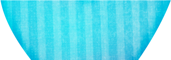Blue Stripped Heart Clipart - Pattern (600x200)
