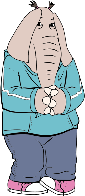 Were Colored And Clipped By Cartoon Clipart - Sing Meena Clipart (358x828)