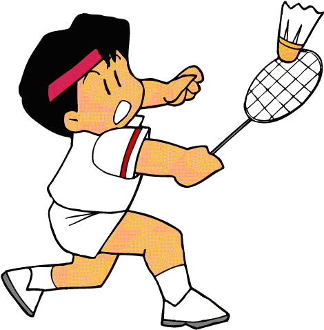 Sport Clipart Practice Sport - Badminton (478x480)