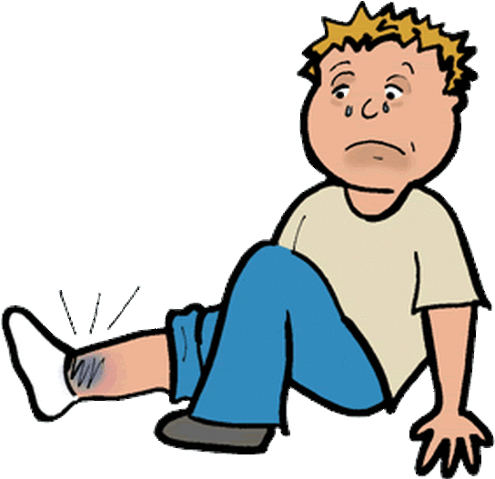 6 Common Sports Injuries Kids Get During School Breaks - Twisted Ankle Clipart (578x550)