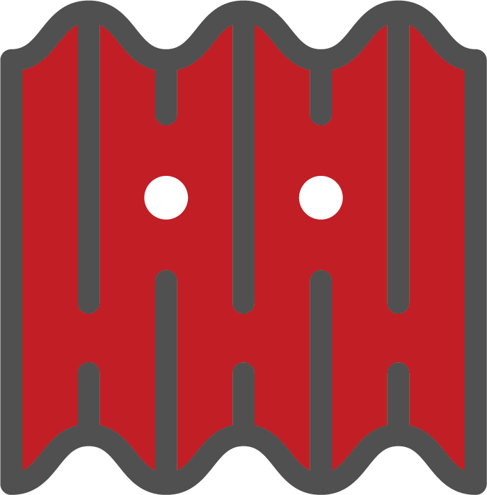 Corrugated Plastic Signs - Picket Fence (700x712)