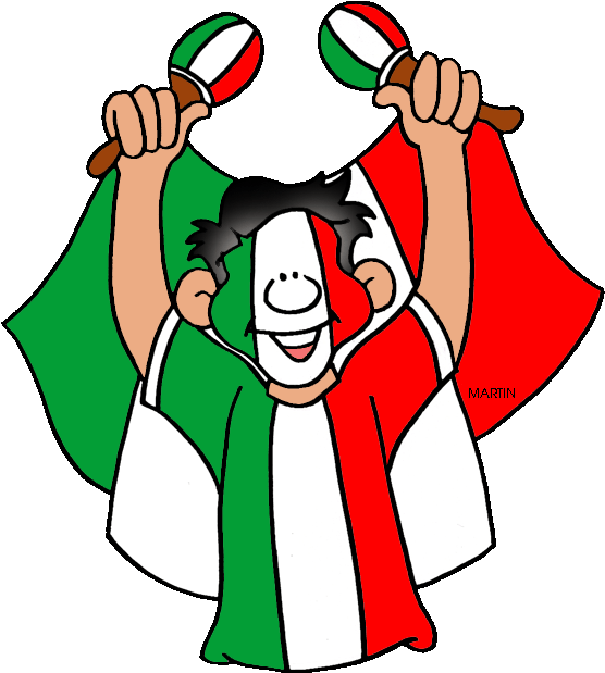 Phillip Martin, Sports Fan Clipart - Mexico Clipart Gif (608x648)