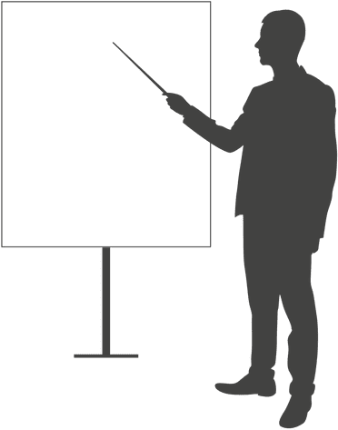 Businessman Pointing Presentation Board Transparent - Png Photo For Business Presentation (512x512)