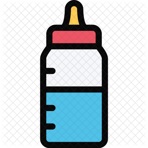 Baby, Bottle, School, Childhood, University Icon - Baby Bottle (512x512)