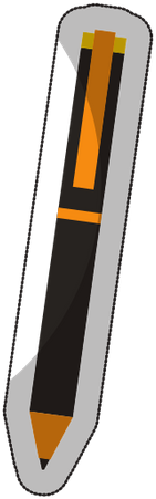 Pen School Icon - Illustration (483x550)
