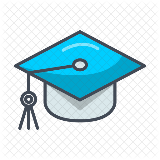 Study Icon - Square Academic Cap (512x512)