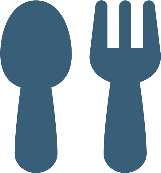 Icon Of A Spoon And Fork - Children Nutrition Icon (1250x680)