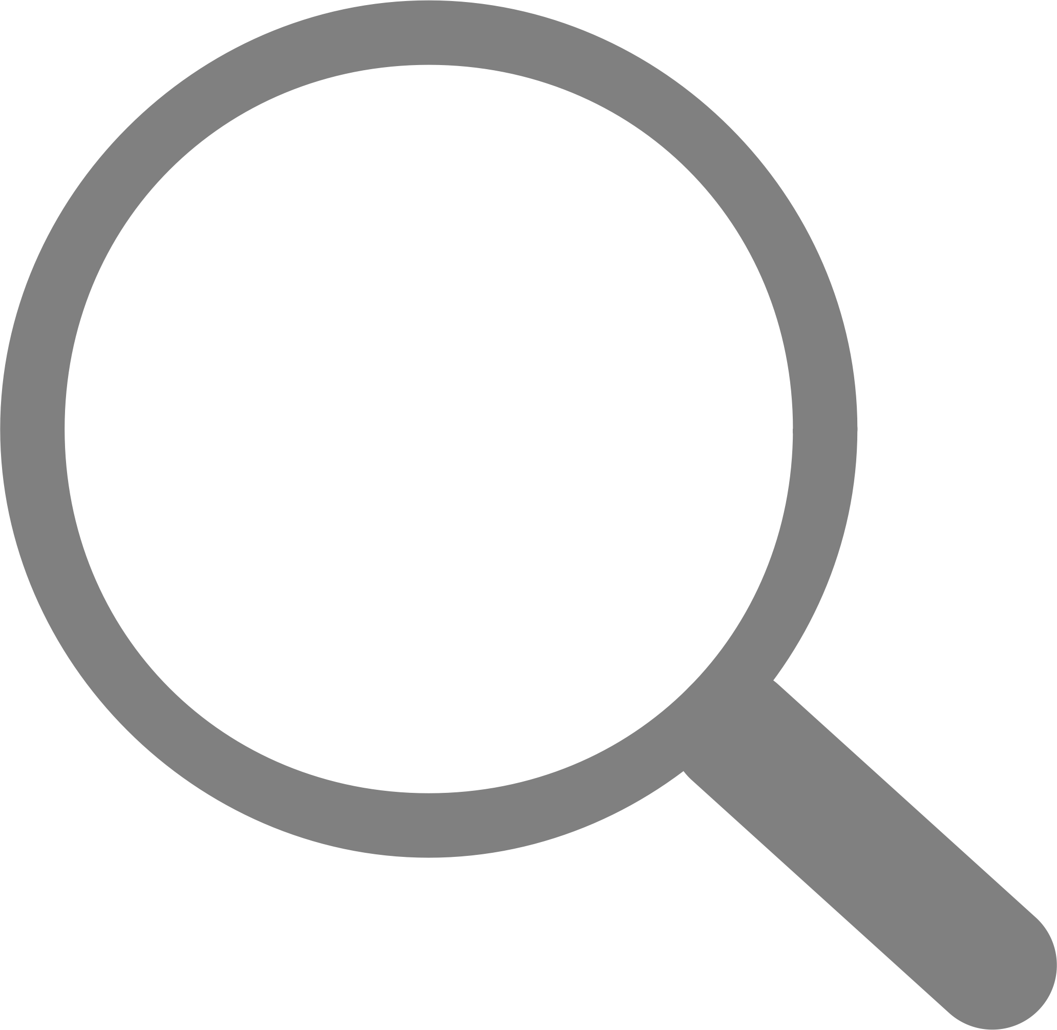 Simple Grey Search Icon - Search Icon Transparent (2064x2011)