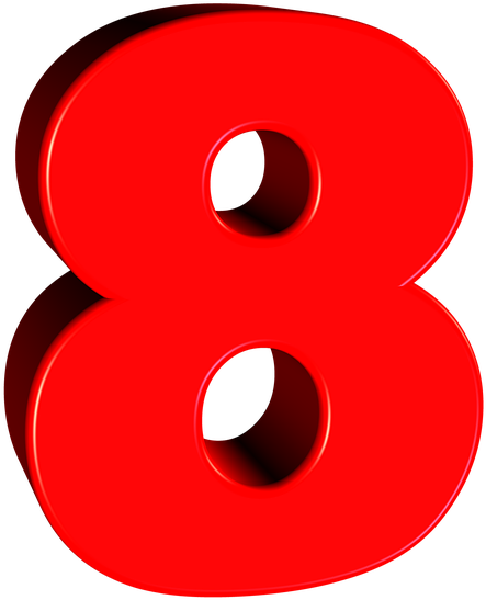 Free Download Of 8 Icon Clipart - Number 8 Transparent Background (720x720)