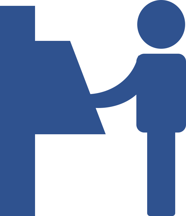 The Employee Kiosk Provides A Browser-based Interface - Kiosk Icon (637x740)